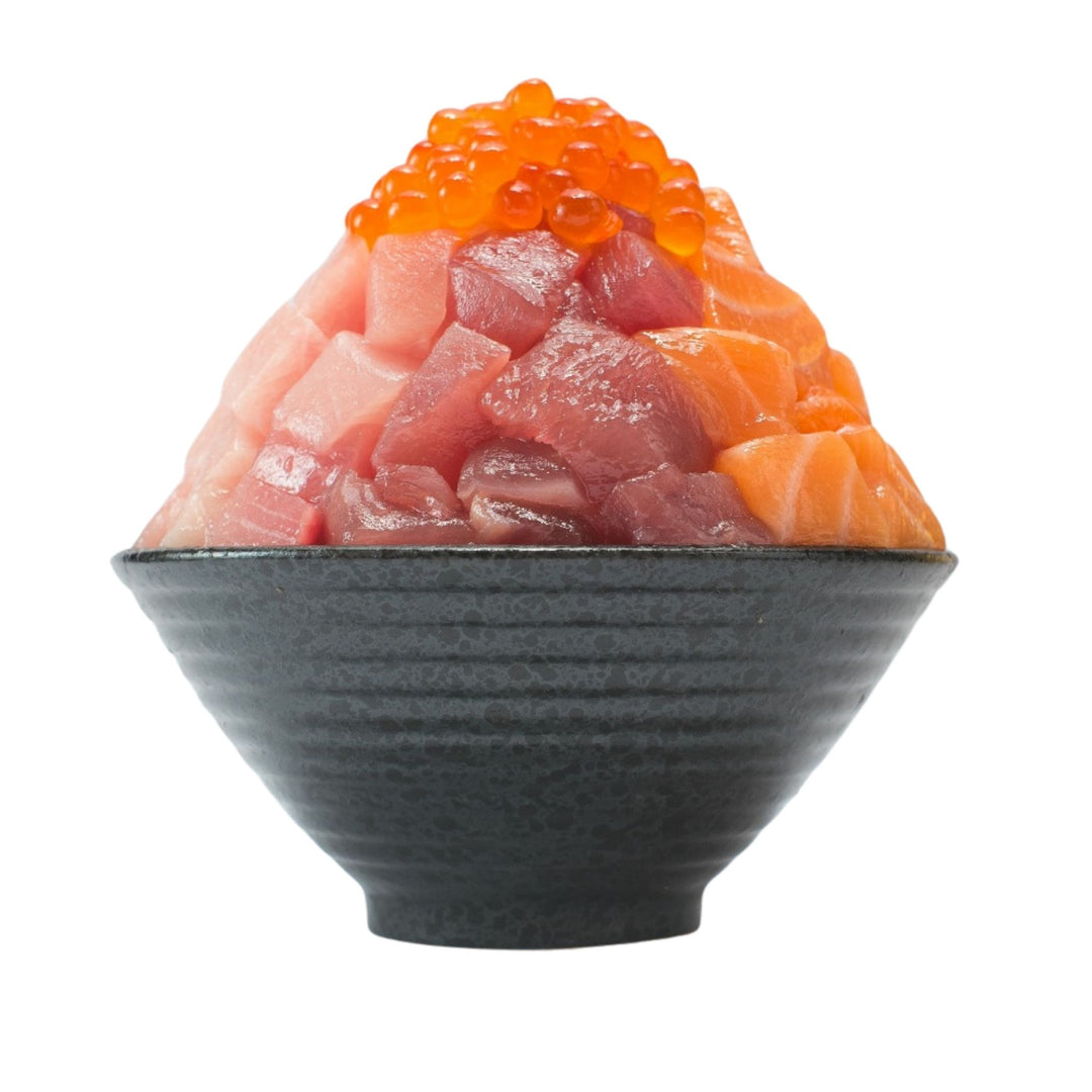 三色爆盛丼 Sanshoku Bakumori Don